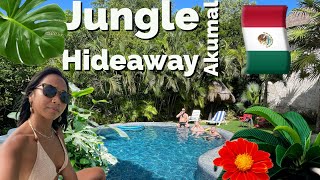 Jungle Hideaway in Akumal Mexico [upl. by Ahsenid]