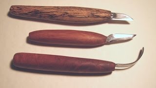 Making A Real Woodcarving Knife from Real Steel Spoon Knife [upl. by Yoho]