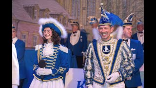 Prinzenproklamation 2024 Greven Stadtprinz Andreas I und Püntemariechen Laura [upl. by Barabas]