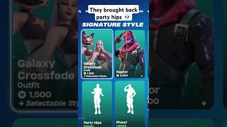 They brought back party hips 💀🤣 fortnite [upl. by Aicxela546]