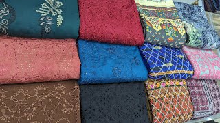 KARANDI Chikenkari Fancy Wool Shawl l Winter Collection  December designs   DIN COLLECTION [upl. by Kcirderfla]