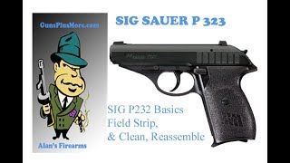 Sig Sauer P232 Field Strip Clean and Reasemble [upl. by Iatnwahs828]