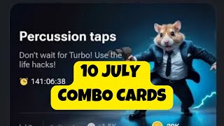 Hamster Kombat Daily Combo Code Today 10 July  10th July Combo Card HamsterKombat [upl. by Cati]