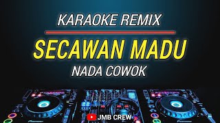 Karaoke Remix Secawan Madu Nada Cowok  Male Key [upl. by Eugenie109]