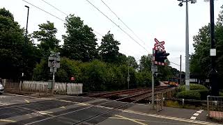 Kingston Park Brunton Lane Level Crossing Newcastle upon Tyne Tyne and wear 14624 [upl. by Yelreveb963]