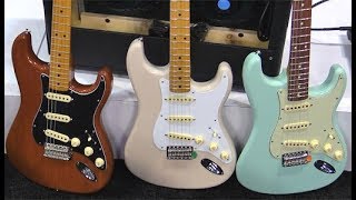 Summer NAMM 2019 Fender Vintera Series 50s 60s amp 70s Strat Demos [upl. by Langer459]