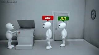 Happy New Year 2024 Funny Meme  Edits MukeshG [upl. by Gurias]