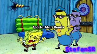 Police I Swear To God Spongebob Style  Sparta Atari Remix [upl. by Aropizt]