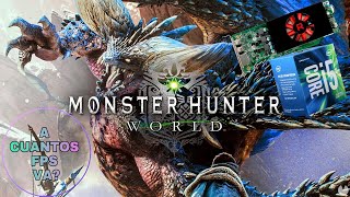 BENCHMARK GAME AMD RX 640 4GBMonster Hunter World  ¿A cuantos FPS VA [upl. by Yatnoj622]