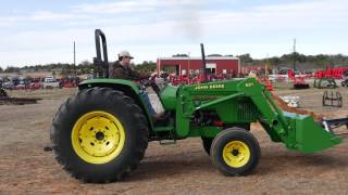 Demo Video of John Deere 5500 Tractor with Loader [upl. by Benildas13]