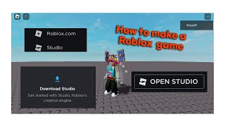 How to MAKE A ROBLOX GAME 2024 [upl. by Farrar]