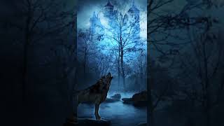 🐺🐺 Wolf howling sound😱😱wolf sound effect short sound virulwolf [upl. by Anivlem]