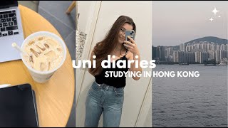 MIDTERM week diairies 🎧  studying in hong kong hkust [upl. by Hizar]