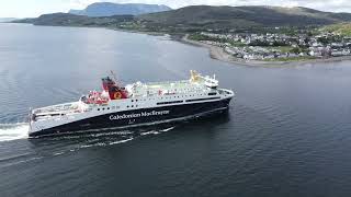 Calmac Stornoway to Ullapool ferry on approach to Ullapool [upl. by Linda722]