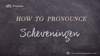 How to Pronounce Scheveningen Real Life Examples [upl. by Abey938]