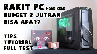 Rakitan PC Kere Hore budget 2 jutaan feat Intel gen 4 amp GTX 1650  Test amp benchmark game AAA [upl. by Hulbig]