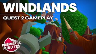 Windlands  Gameplay Oculus  Meta Quest 2 [upl. by Kerred]