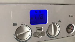 Increase the pressure on a Baxi boiler  E118 warning [upl. by Skipper]