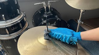 Gentle wiping down very dusty drumming sets in the attic room so tingles wipingasmr tingles asmr [upl. by Serra199]