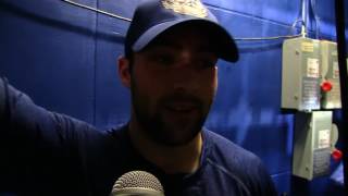 Cory Conacher Interview  Rochester vs Syracuse  Oct 15 2016 [upl. by Ihtac]