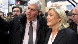 Conférence de presse Marine Le Pen au Salon Agriculture 2014 [upl. by Tnafni173]