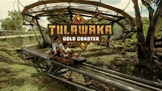 Tulawaka Gold Coaster  Casela World of Adventures [upl. by Nosille]