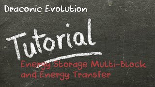 Tutorial Series  Minecraft  Draconic Evolution  Energy Storage [upl. by Yelsek525]