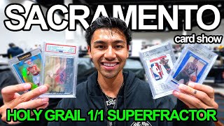 I BOUGHT A HOLY GRAIL 11 SUPERFRACTOR CARD 2000 at SACRAMENTO CARD SHOW [upl. by Aneras]