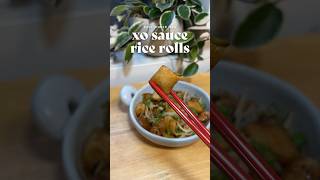 Easy Stir Fry Rice Rolls with XO Sauce Chee Cheung Fun [upl. by Mezoff]