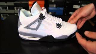 Air Jordan IV 4 White Cement Grey [upl. by Dasie]