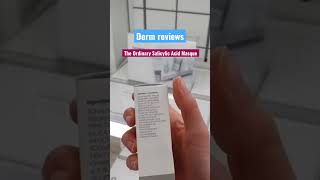 Derm reviews The Ordinary Salicylic Acid 2 Masque dermatologist DrDrayzday [upl. by Tyree]