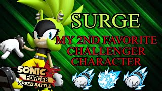 Minha Segunda Personagem Desafiante Favorita🫠🫠Sonic Forces Speed BattleSurge Gameplay [upl. by Dimitry]