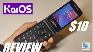 REVIEW Alcatel Myflip Go Flip A Smarter Flip Phone 10  KaiOS [upl. by Alidus]