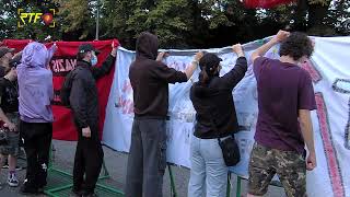 Protest wegen AfDVeranstaltung in Betzingen [upl. by Arihsa709]