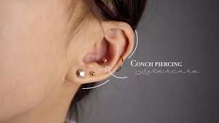 Conch Piercing  Aftercare [upl. by Novyert]