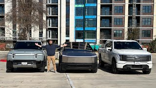 Rivian vs Cybertruck vs Lightning Quick Tour amp My Recommendation For You [upl. by Nahtanaj]