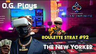 OG VR Gamer Plays Vegas Infinite Pokerstars VR Roulette Strat Ep 92  The New Yorker  Quest3 [upl. by Bernadette]