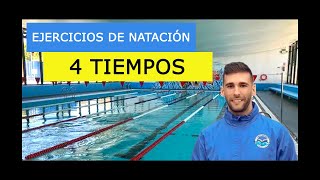 CROL GAMBRIL 4 TIEMPOS  Ejercicios de Natación  LAGUZ SWIMMING [upl. by Niliram282]