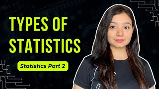 Types of Statistics  Descriptive  Inferential  Statistics for Data Science  Statistics Tutorial [upl. by Aber]