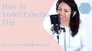 Learn How to Falsetto Flip in SECONDS  Pop FlipYodel exercise  Vocal Flip Technique [upl. by Mich]