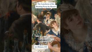 365 days of paintings  Day 9  The Luncheon of the Boating Party by Renoir [upl. by Ainesej745]
