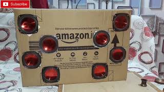 DIY Cardboard Boombox  How TO Make Party Speaker At Home  DIY Party Speaker  The technoboy [upl. by Naicul226]