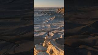 Moonscape Overlook Utah  JASONXVISUALS utah explore nationalpark drone [upl. by Melonie]