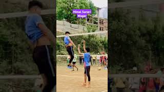 Himal sunari magar spike collection volleyball nepalivolleyball spike [upl. by Melamed330]