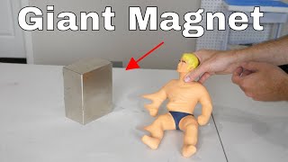 What Does a Giant Neodymium Magnet do to Stretch Armstrong [upl. by Bernstein]