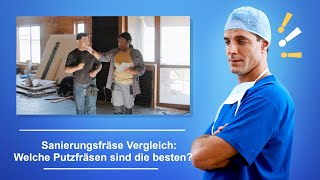 🚑 Sanierungsfräse Vergleich – Welche Putzfräsen sind die besten [upl. by Roselba605]