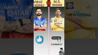 Virat Kohli vs MS Dhoni Kaun hai best💝💫ipl viratkohli cricket csk csk rcb dhoni cricketvideo [upl. by Nalahs914]