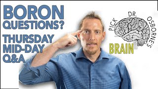 Your Boron Questions Answered  PDOB Thursday QampA [upl. by Ayak]