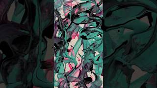 Abstr41111 An abstract painting with acrylic Paints [upl. by Seniag185]