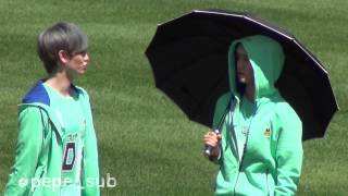 FANCAM130903 아육대 BTOB일훈 성재♥틴탑 캡 [upl. by Mendie655]